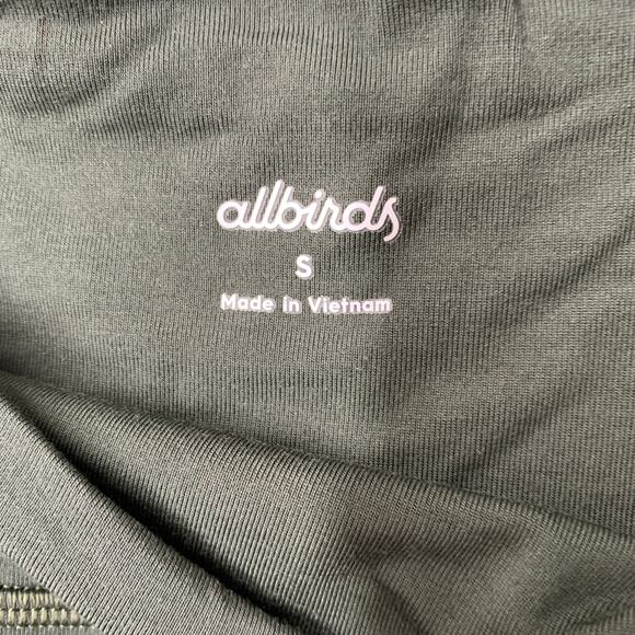 Allbirds Women Leggings Small Green Active Pants Yoga Gym Wool Blend 26.5 - Picture 4 of 10